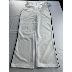 Champro MVP Open Bottom Baseball Pants Adult Small White Black NWT Sportcore